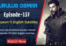 KURULUS OSMAN EPISODE 137 ENGLISH SUBTITLES